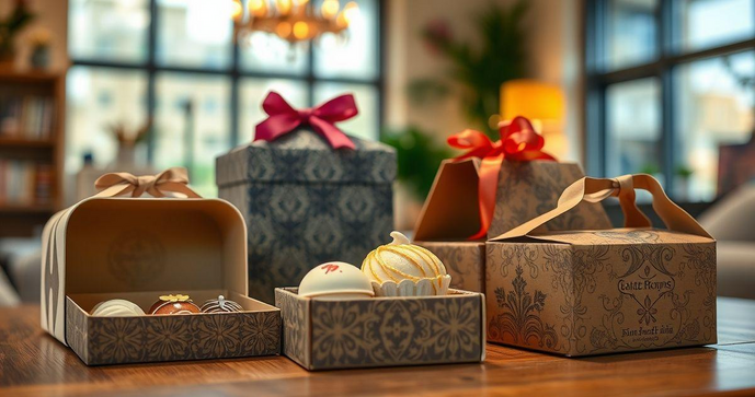 Caixas de papelão para doces e salgados personalizadas que encantam Caixas de papelão para doces e salgados personalizadas que encantam