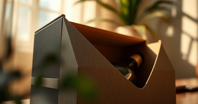 Caixa de papelão para vinho personalizada: transforme sua embalagem em arte!