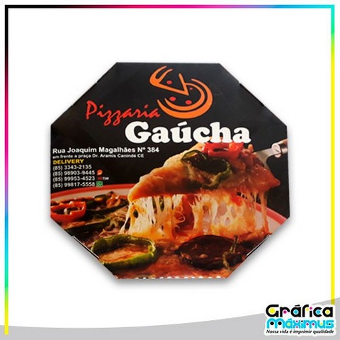 Fábrica de caixa de pizza